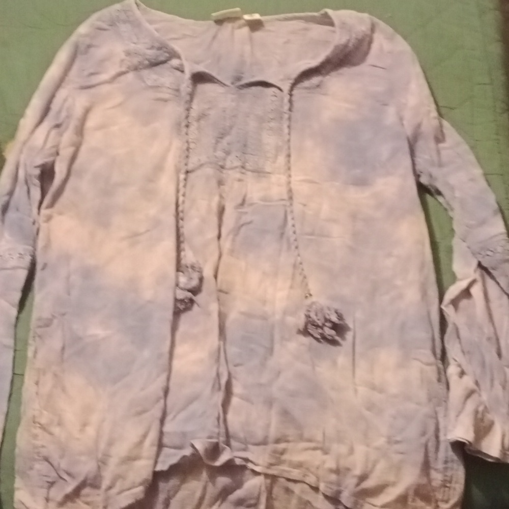 Tye dye bohemian blouse